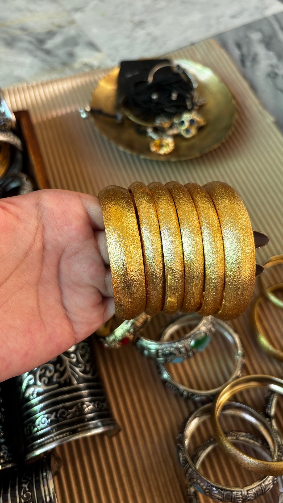 Chunky Bangles Set